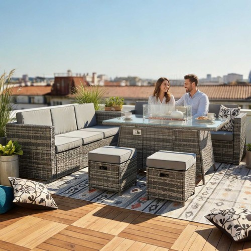 Seater rattan furniture set - rattan,