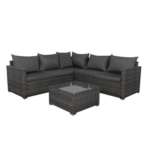 Seater rattan furniture set - 5,