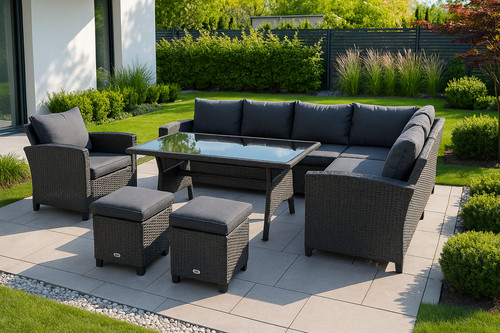 Garden furniture set - furniture, oxford