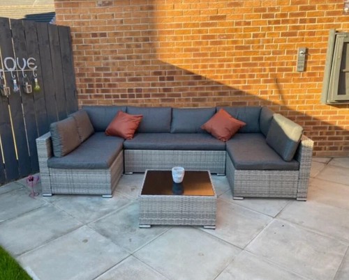 Rattan sofa set outdoor garden - rattan,
