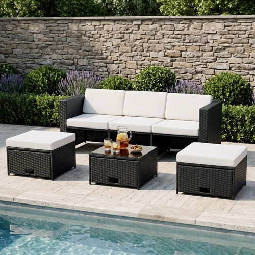 Piece rattan garden - 4,