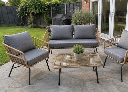 Piece rattan patio set - rattan,