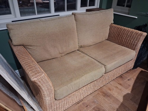 Used wicker sofa not - used, (wicker,