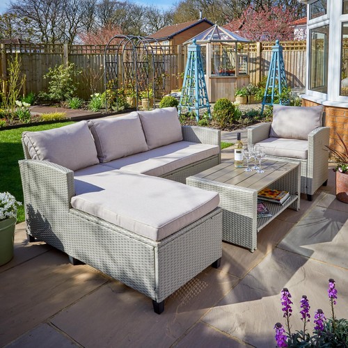 Grey rattan piece - rattan,
