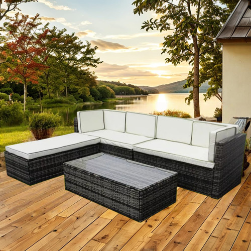 Seater rattan garden - 4/6,