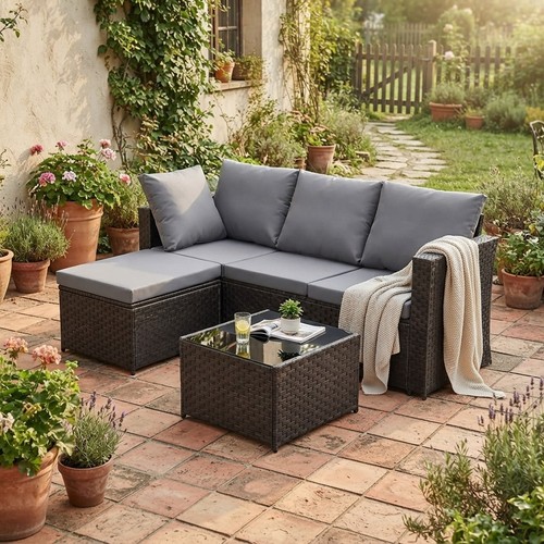 All weather seater rattan - 4-seater,