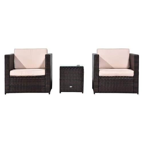 Outsunny 3pcs patio seater - 3pcs, 2