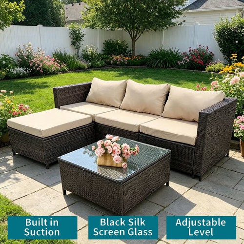 Seater rattan garden - 4,