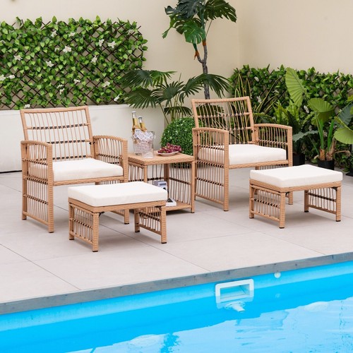 Piece outdoor rattan sofa - rattan,