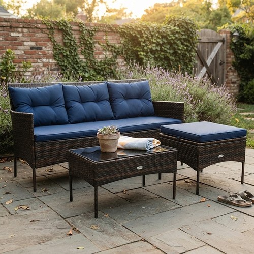Costway seater rattan garden - costway,